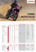 2020_Honda - cennik-1